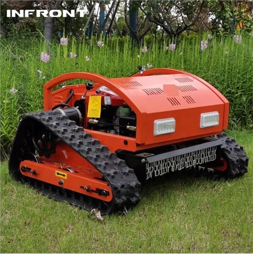 Lawn Mower tal-Kontroll Remot tat-Teren kollu